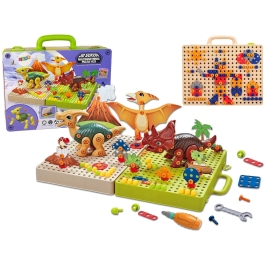 DIY Dinosaurs Board Set Screwdriver Blocks
