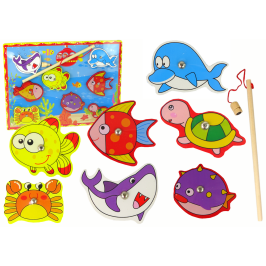 Wooden Fishing Set Colorful Magnet Wooden Fishing Set Colorful Magnet