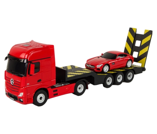 Tow truck R/C Mercedes-Benz 1:26 Red