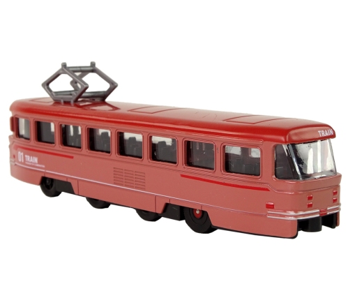 Train Friction Drive Sounds Metal Red