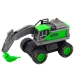 Construction Vehicle Excavator Green Friction Drive
