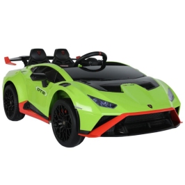 Divvietīgs bērnu elektromobilis Lamborghini STO DRIFT Green