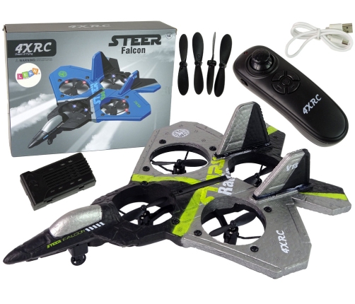 Remote controlled foam jet R/C 360 degrees