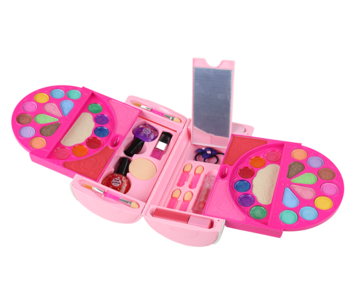 Makeup Set in Case Accessories Pink
