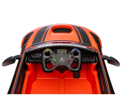 Battery-powered car Mercedes AMG GT3 Orange