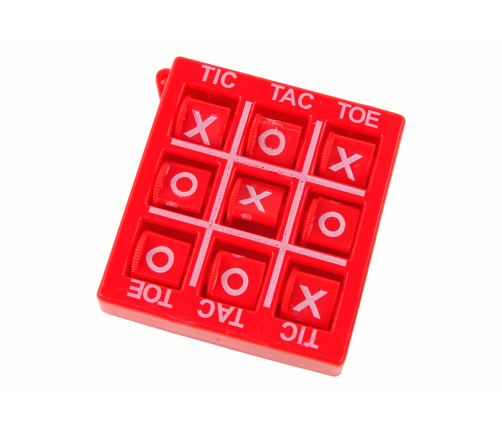 Tic Tac Toe Game 4.5 cm Red