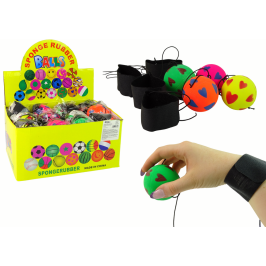 Ball PU On Elastic 6 cm 4 Colors Heart Ball PU On Elastic 6 cm 4 Colors Heart