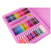 Artistic Set Pink Suitcase 208 Elements