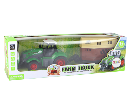 RC Tractor Remote Controlled Tractor Agricultural Machine Trailer Remote Control 1:24