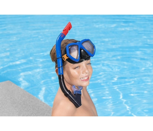Diving Set Mask with Tube Blue 24070