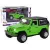 Off-Road Car Battery Powered Friction Drive Metal Green 1:32 Off-Road Car Battery Powered Friction Drive Metal Green 1:32
