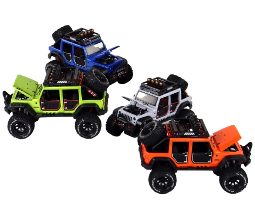 Toy Car Off-Road Vehicle 4x4 Lights Sounds 4 Colors
