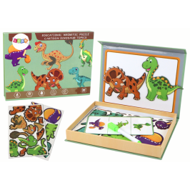 Educational Magnetic Puzzle Set With a Dinosaur Theme Educational Magnetic Puzzle Set With a Dinosaur Theme