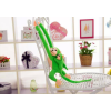 Plush Monkey with Baby Mascot Green 70 cm