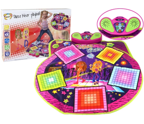 Children's Dance Mat Battery Operated Lights Sounds For Dance 91cm x 93cm