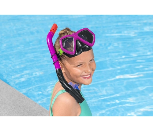 Diving Set Mask with Tube Pink 24070