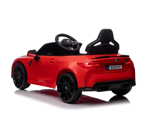 Vienvietīgs elektromobilis BMW M4 Red