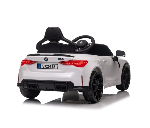 Vienvietīgs elektromobilis BMW M4 White