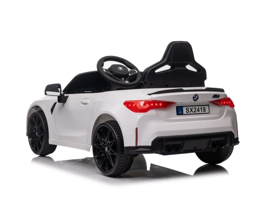 Vienvietīgs elektromobilis BMW M4 White