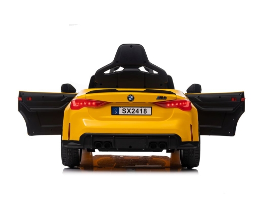 Vienvietīgs elektromobilis BMW M4 Yellow