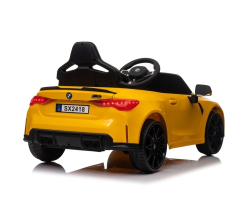 Vienvietīgs elektromobilis BMW M4 Yellow