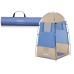 Beach Changing Room Tent 110 x 110 x 190 cm Bestway 68002