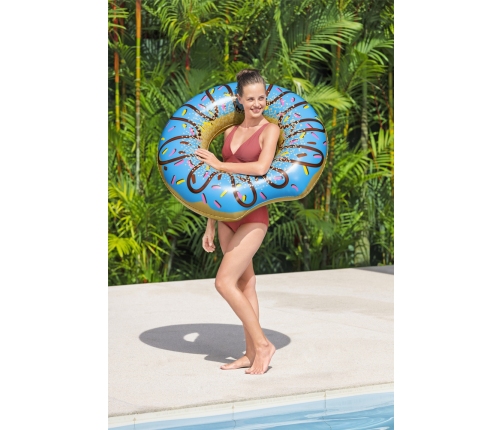 Donut Swimming Ring Donut Blue 107 cm Bestway 36118