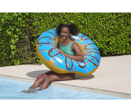 Donut Swimming Ring Donut Blue 107 cm Bestway 36118