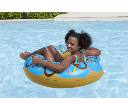 Donut Swimming Ring Donut Blue 107 cm Bestway 36118
