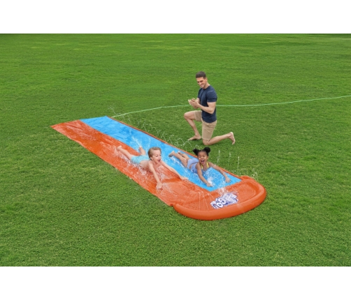 ﻿Slide Water Slide Double Slide 4.88m Bestway 52328