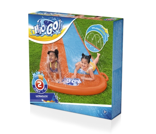 ﻿Slide Water Slide Double Slide 4.88m Bestway 52328