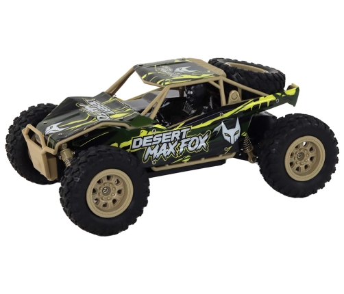 Remote Control Off-Road Car R/C 1:24 Brown-Green