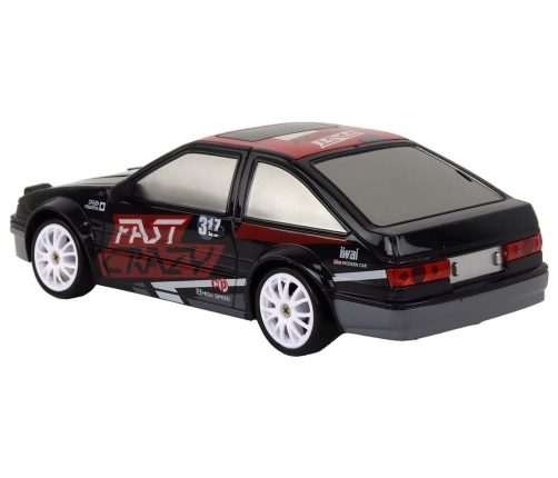 Radiovadāmā mašīna ar pulti Sports Car 1:24 Black