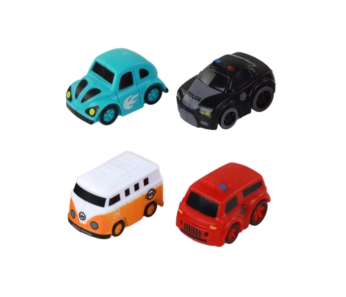 Colorful Interactive Obstacle Course Set for Toy Cars