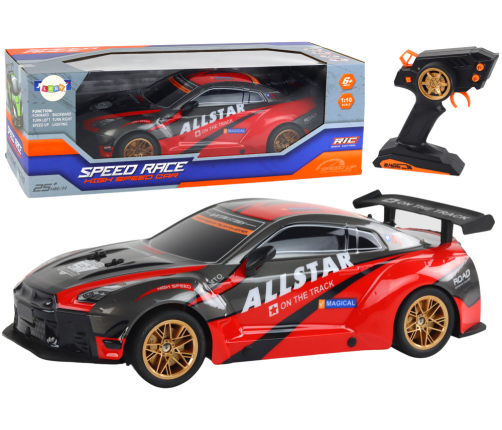 Radiovadāmā sporta mašīna ar pulti Red