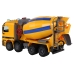 Concrete Mixer Orange Rotary Pear Sound Lights Construction Vehicle