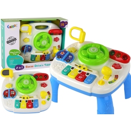 Educational Interactive Table 2in1 Board For Toddlers Steering Wheel Educational Interactive Table 2in1 Board For Toddlers Steering Wheel