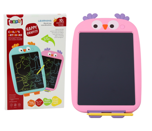 Pink Bird Graphic Tablet Drawing Board