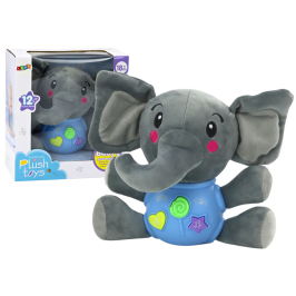 Plush Elephant Interactive Plush Blue Playing 19 cm Plush Elephant Interactive Plush Blue Playing 19 cm