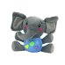 Plush Elephant Interactive Plush Blue Playing 19 cm