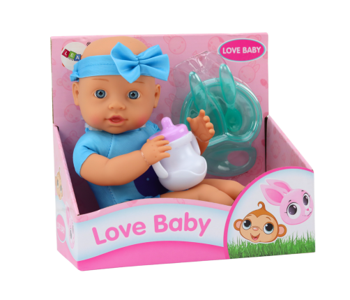 Кукла малыш с принадлежностями для обеда