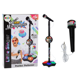 Microphone with Stand for Children, Adjustable, Black Microphone with Stand for Children, Adjustable, Black