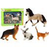 Set of Pet Figures Horse Dog Rabbit Cat 4 Pieces Set of Pet Figures Horse Dog Rabbit Cat 4 Pieces