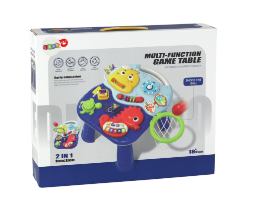 Educational Table 2in1 Sea Animals Basket Balls 32cm x 25.5cm x 23cm