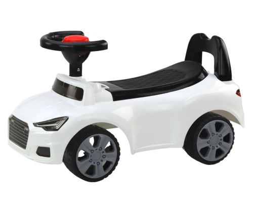 Car Ride On With Backrest QX-3396 Horn Storage Box White