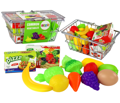 Shopping Basket for Vegetables Fruit Grocery Metal.