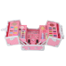 Chest Suitcase Beauty Set Jewelry Cosmetics Pink