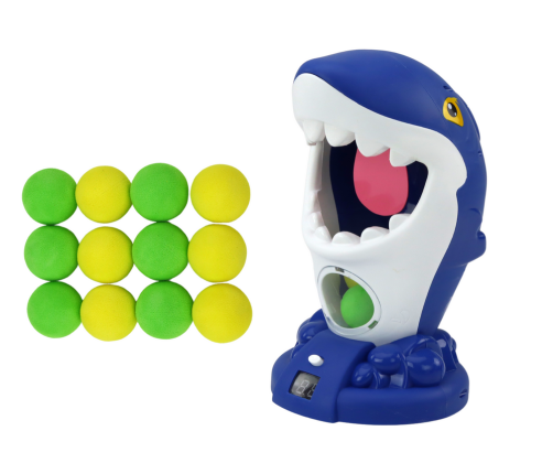Arcade Game Shark Shooting Ball Gun