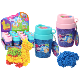 Squishy Styrofoam Balls in a Blue Cup Squishy Styrofoam Balls in a Blue Cup