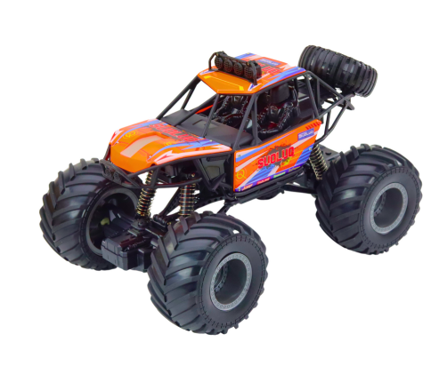Off-road Remote Controlled RC Car 1:8 Shock Absorbers Orange